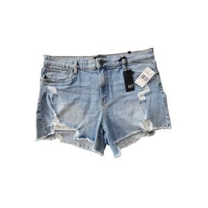 NWT Kut From The Kloth High Rise Jane Long Short Distressed Size 14